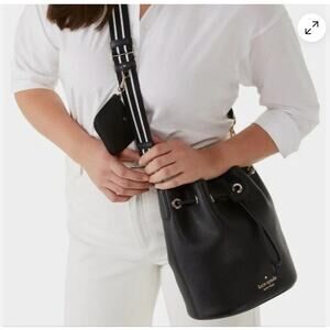 Kate Spade Black Shoulder Rosie Bucket Bag